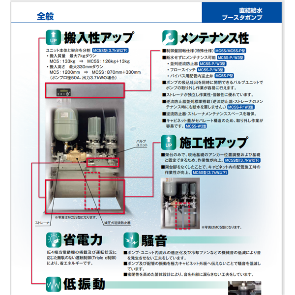 TERAL泰拉爾直連供水增壓泵MC5S-4032-0.4S2D